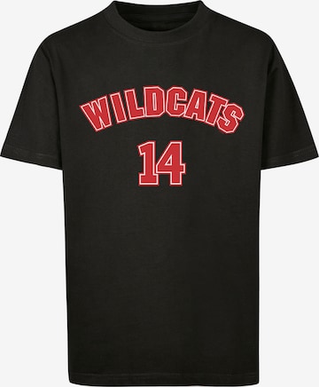F4NT4STIC T-Shirt 'High School Musical The Musical Wildcats 14' in Schwarz: predná strana