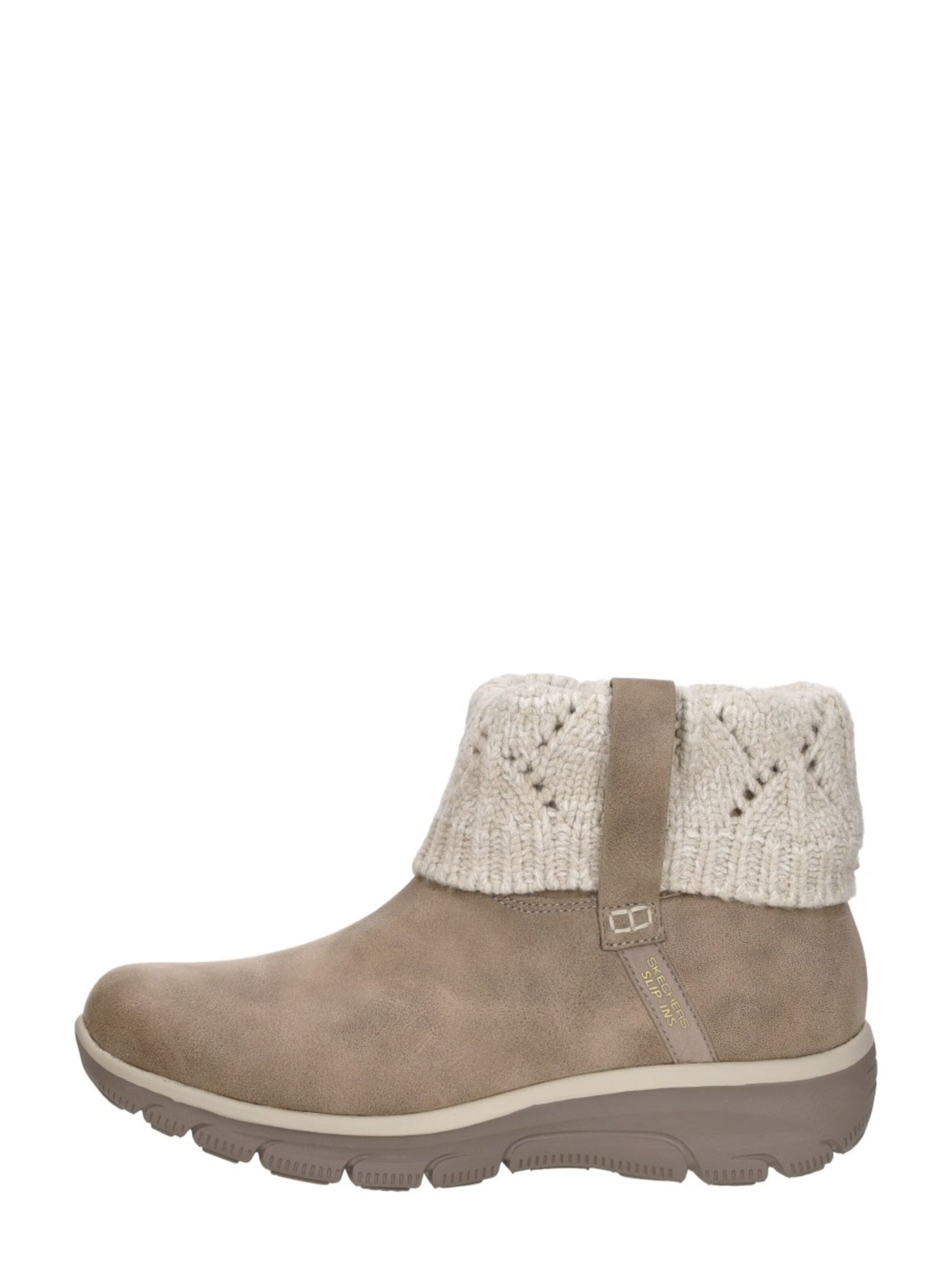 Boots 'Slip-Ins Relaxed Fit' SKECHERS en gris : devant