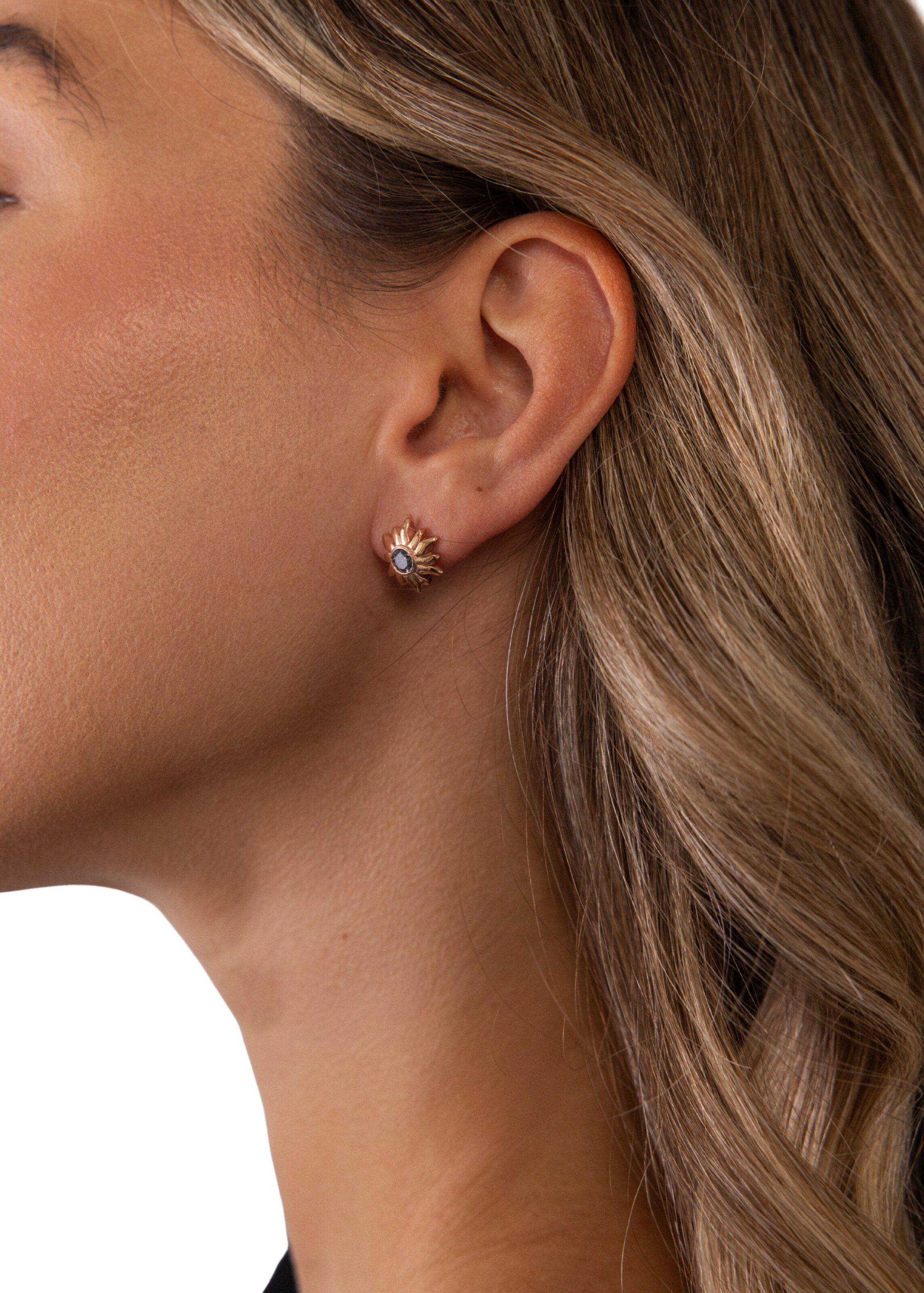 PURELEI Earrings 'Luana' in Gold: front