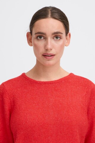 ICHI Sweater 'IHKAMARA' in Red