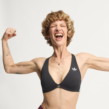 Triangolo Reggiseno sportivo di ADIDAS PERFORMANCE in nero: frontale