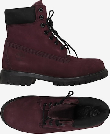 TIMBERLAND Stiefel 39,5 in Rot: Vorderseite