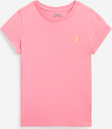 Tricou de la Polo Ralph Lauren pe roz: față