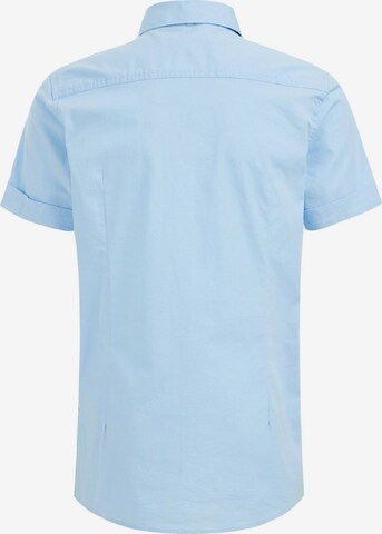 Coupe slim Chemise WE Fashion en bleu