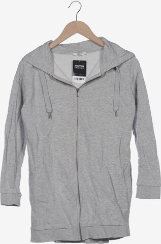 ESPRIT Sweatshirt & Zip-Up Hoodie in XS in Grey: front