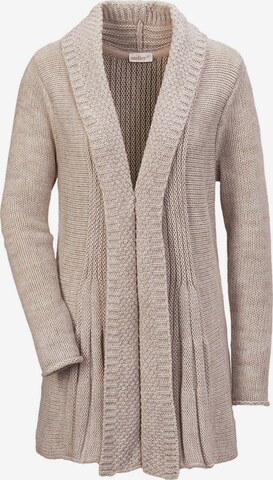 Goldner Gebreid vest in Beige: voorkant