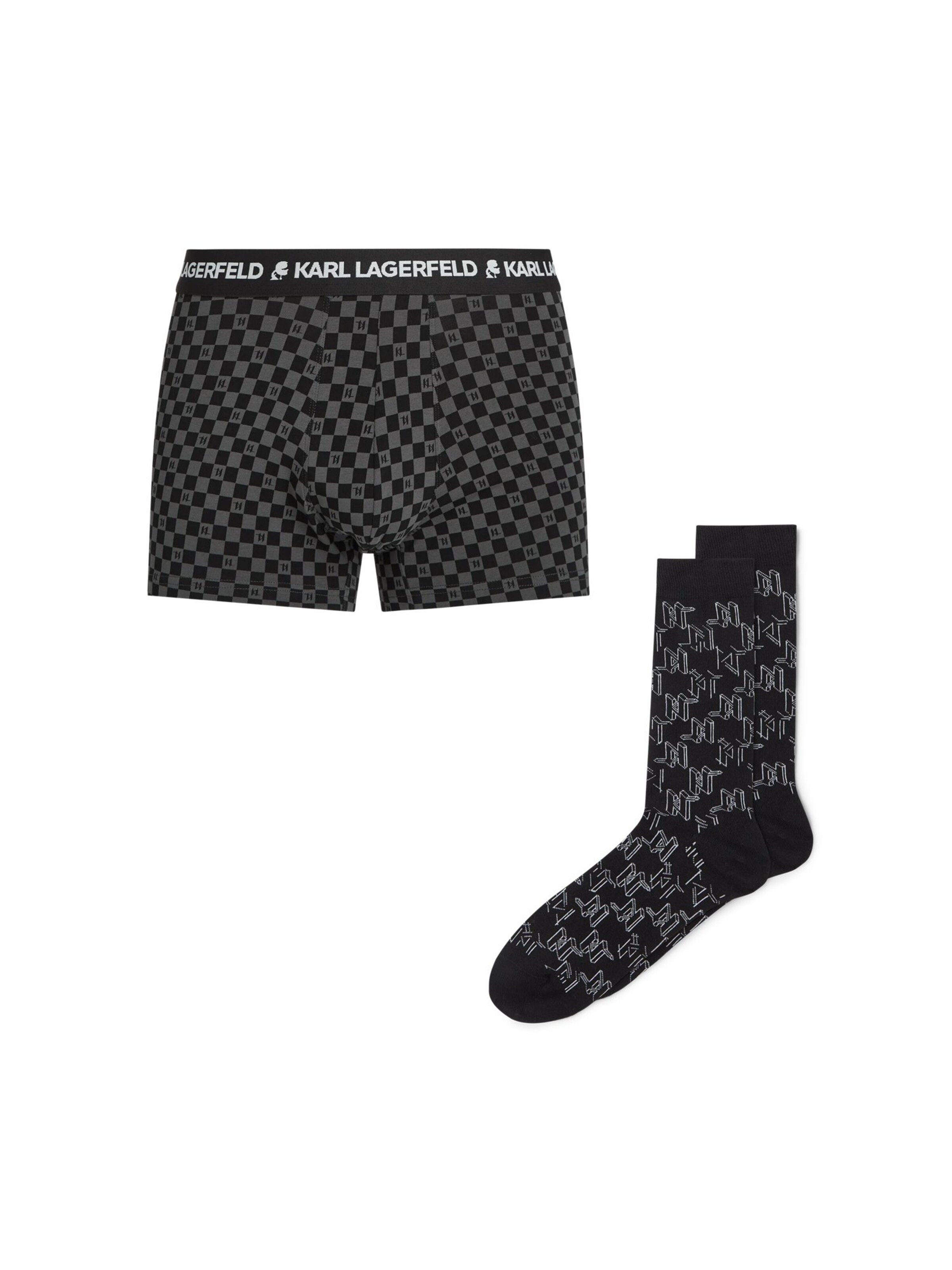 Karl Lagerfeld Boxer shorts in Black: front
