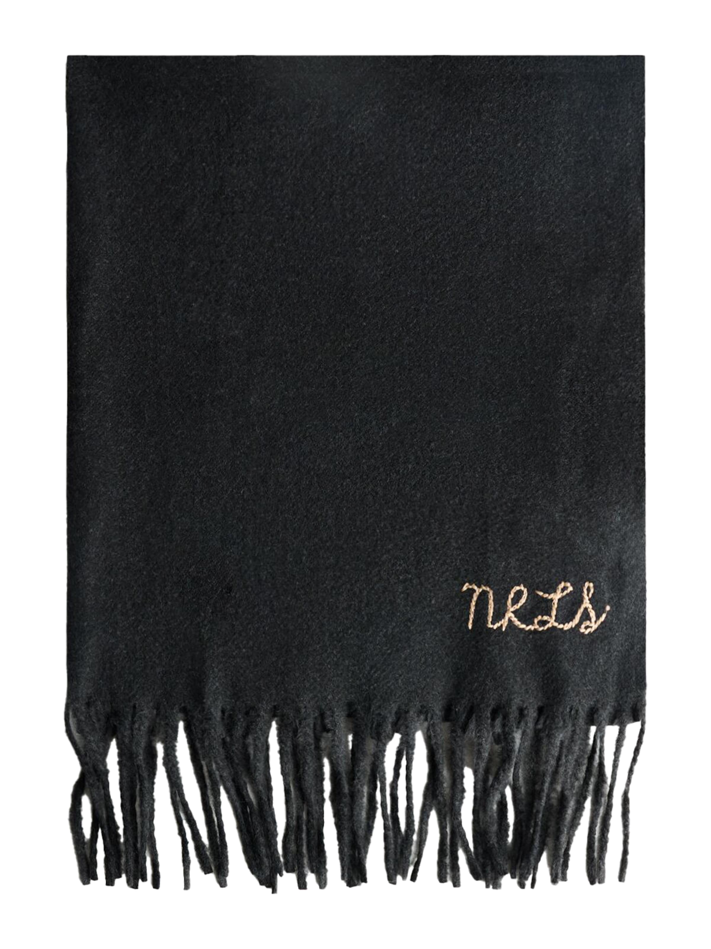 Bershka Szalik w kolorze szary: przód