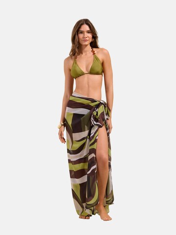 Serviette de plage Friends Like These en marron : devant