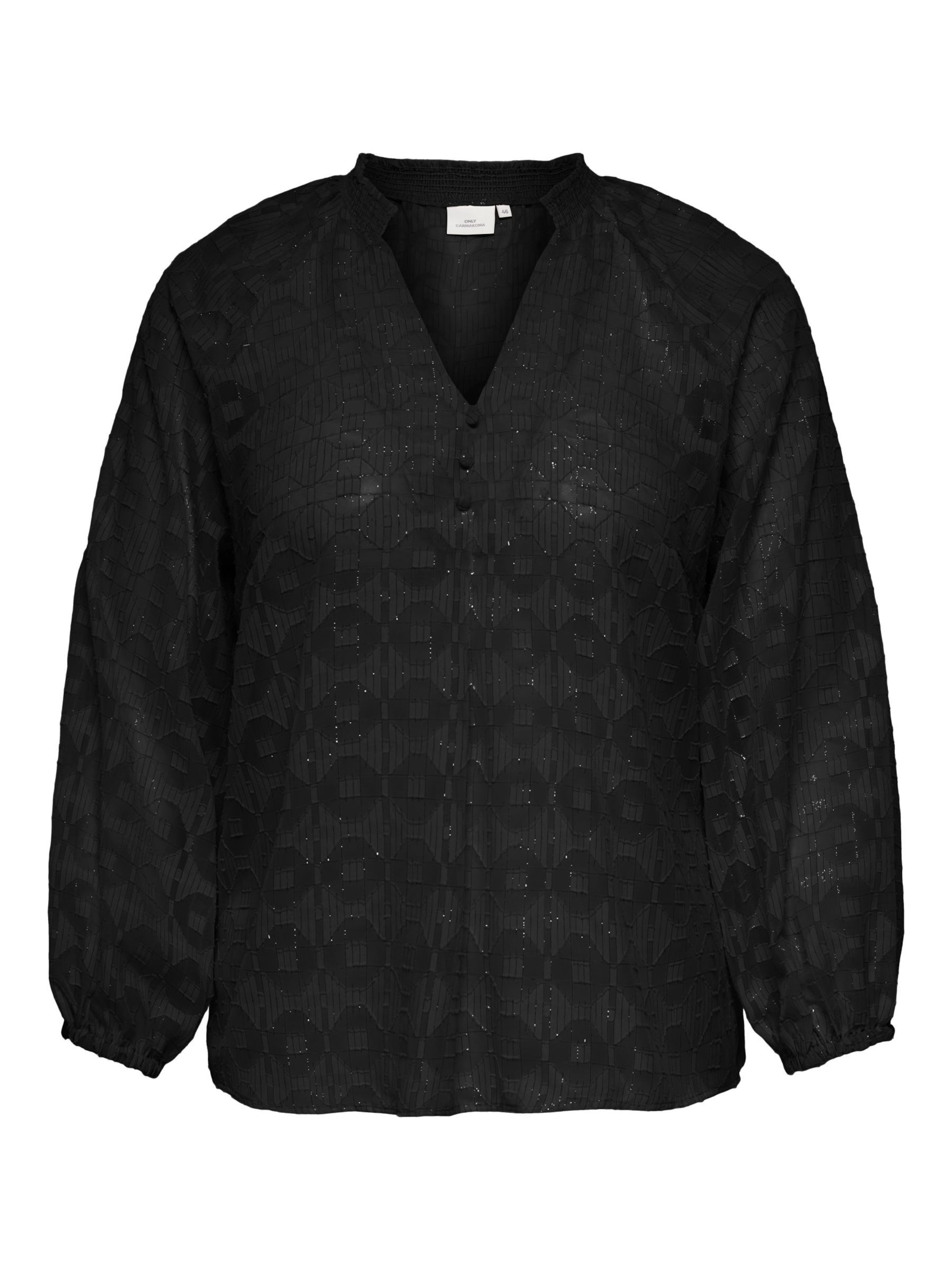 Chemisier 'CHLOEY' ONLY Carmakoma en noir : devant