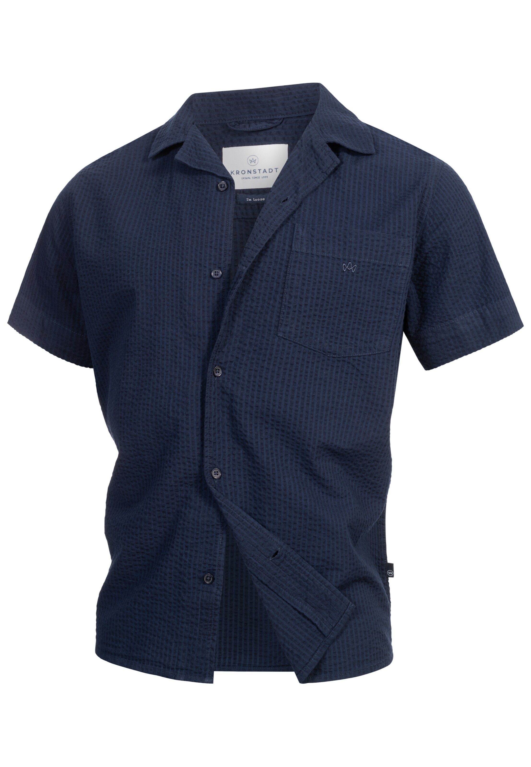 Coupe regular Chemise ' KSArlin ' Kronstadt en bleu