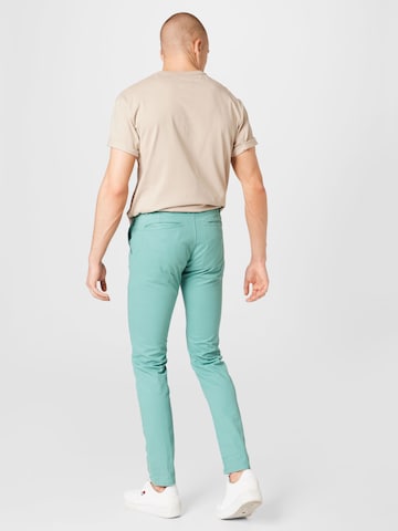 TOM TAILOR Slim fit Chino trousers in Green