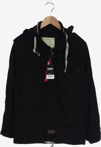 ALPHA INDUSTRIES Jacke S in Schwarz: predná strana