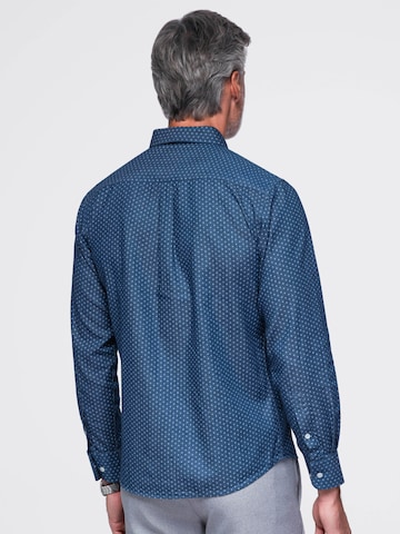Ombre - Ajuste regular Camisa en azul