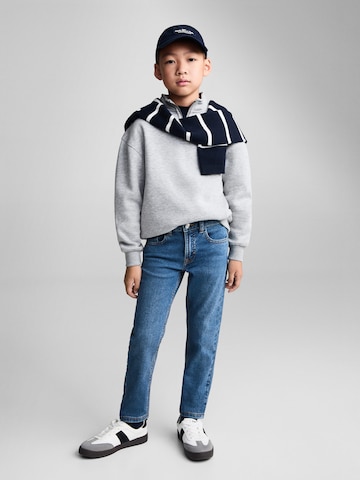 MANGO KIDS Slimfit Džíny – modrá: přední strana