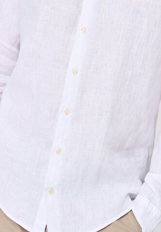 ROY ROBSON Slim fit Button Up Shirt in White