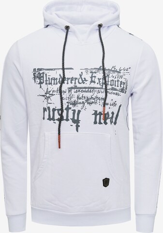 Rusty Neal Sweatshirt in White: front