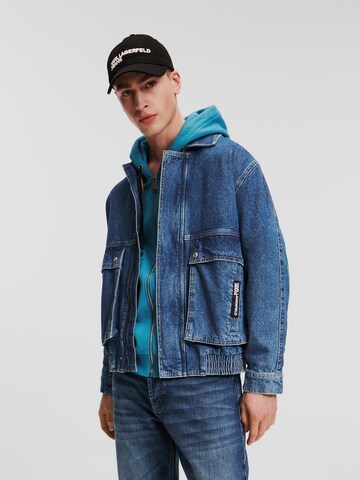 Giacca di mezza stagione di KARL LAGERFELD JEANS in blu: frontale