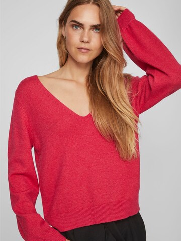 VILA Sweater 'RIL' in Pink