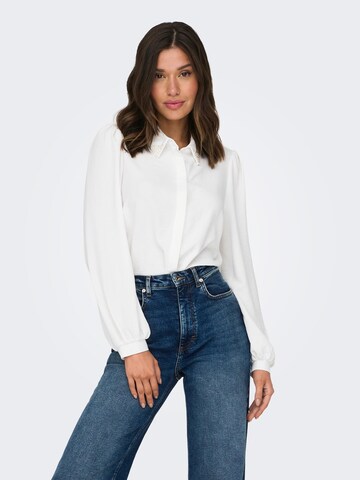 ONLY - Blusa 'METTE' em branco: frente