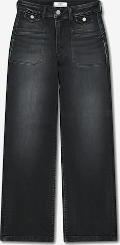 Wide Leg Jean Le Temps Des Cerises en noir : devant