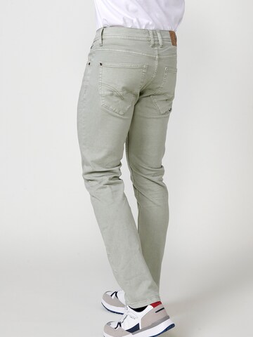 KOROSHI Slimfit Jeans in Grün