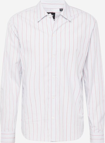 Coupe regular Chemise 'BRONX' Only & Sons en blanc : devant