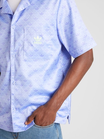 ADIDAS ORIGINALS Regular fit Button Up Shirt in Purple