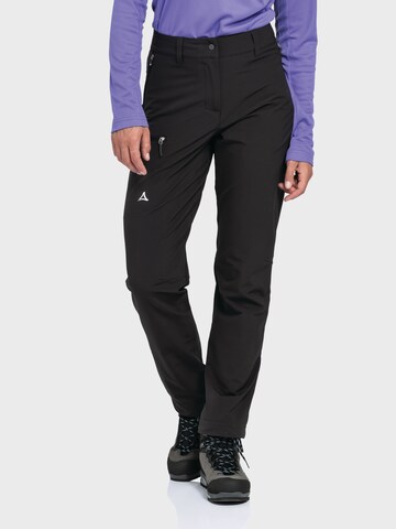 Regular Pantalon outdoor ' Mountain Pants Style Blaueis WMS ' Schöffel en noir : devant