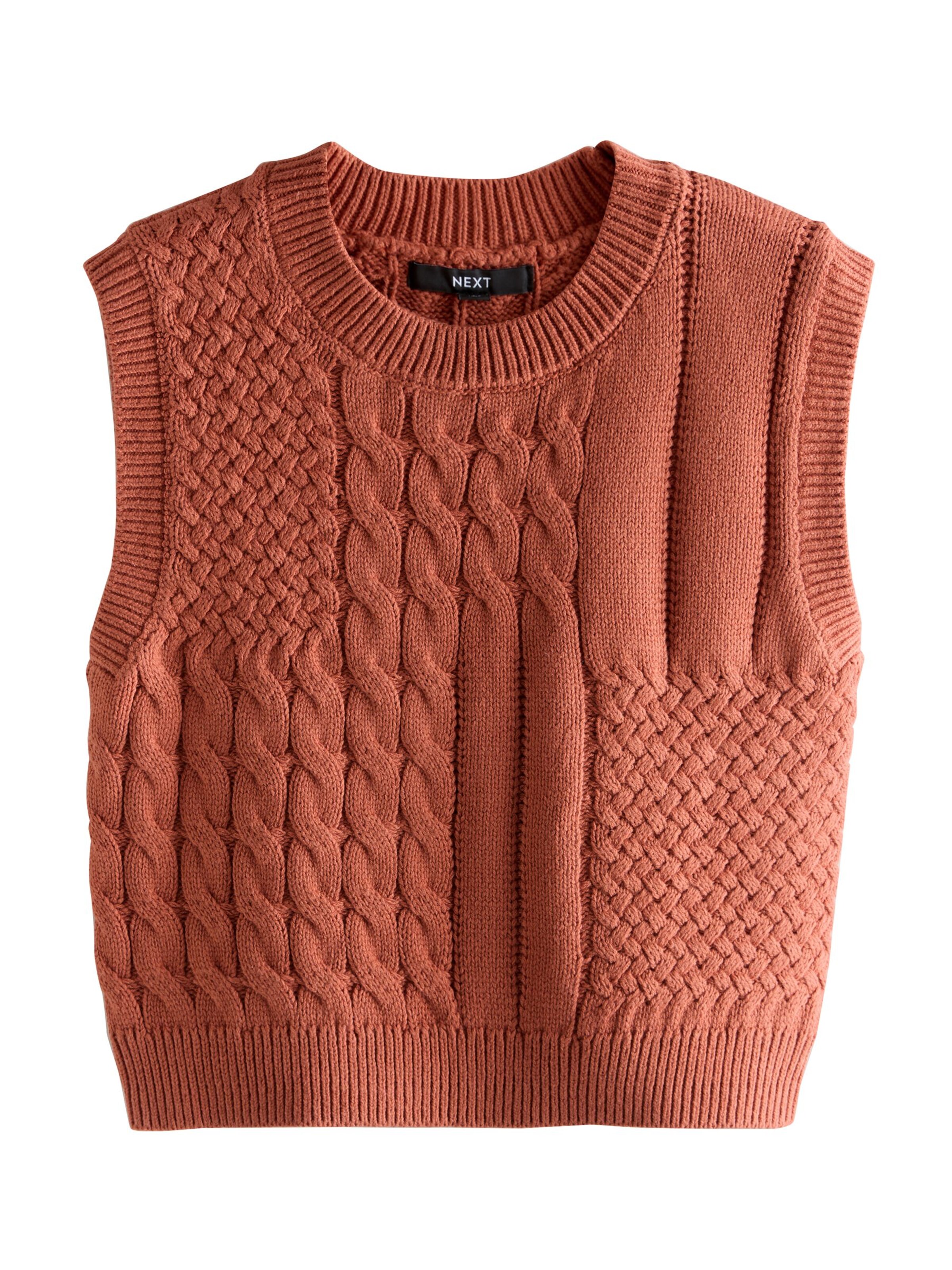 Tops en tricot Next en marron : devant