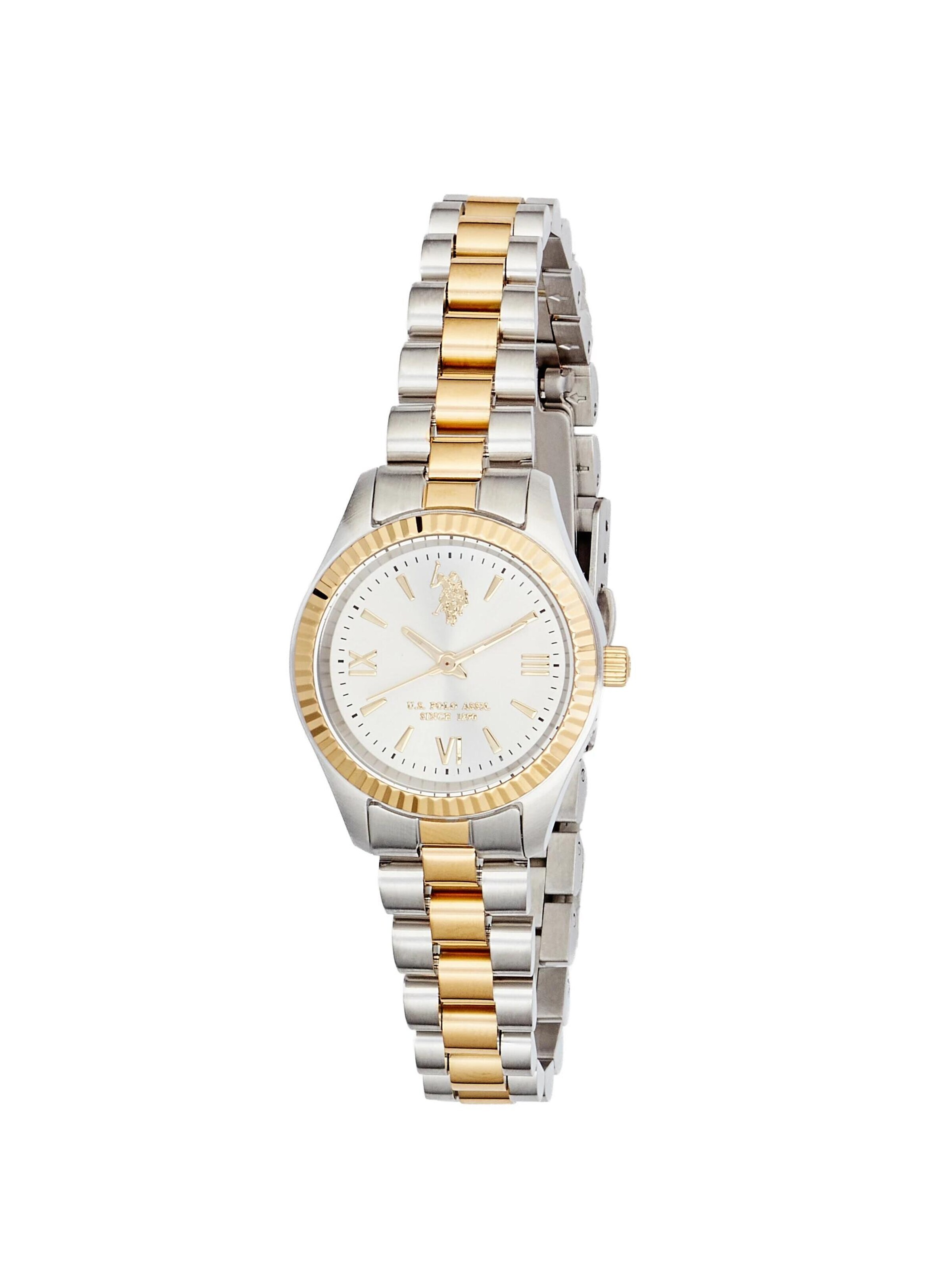 Orologio analogico 'Charlotte' di U.S. POLO ASSN. in bianco