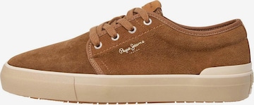 Baskets basses 'Ben' Pepe Jeans en marron : devant