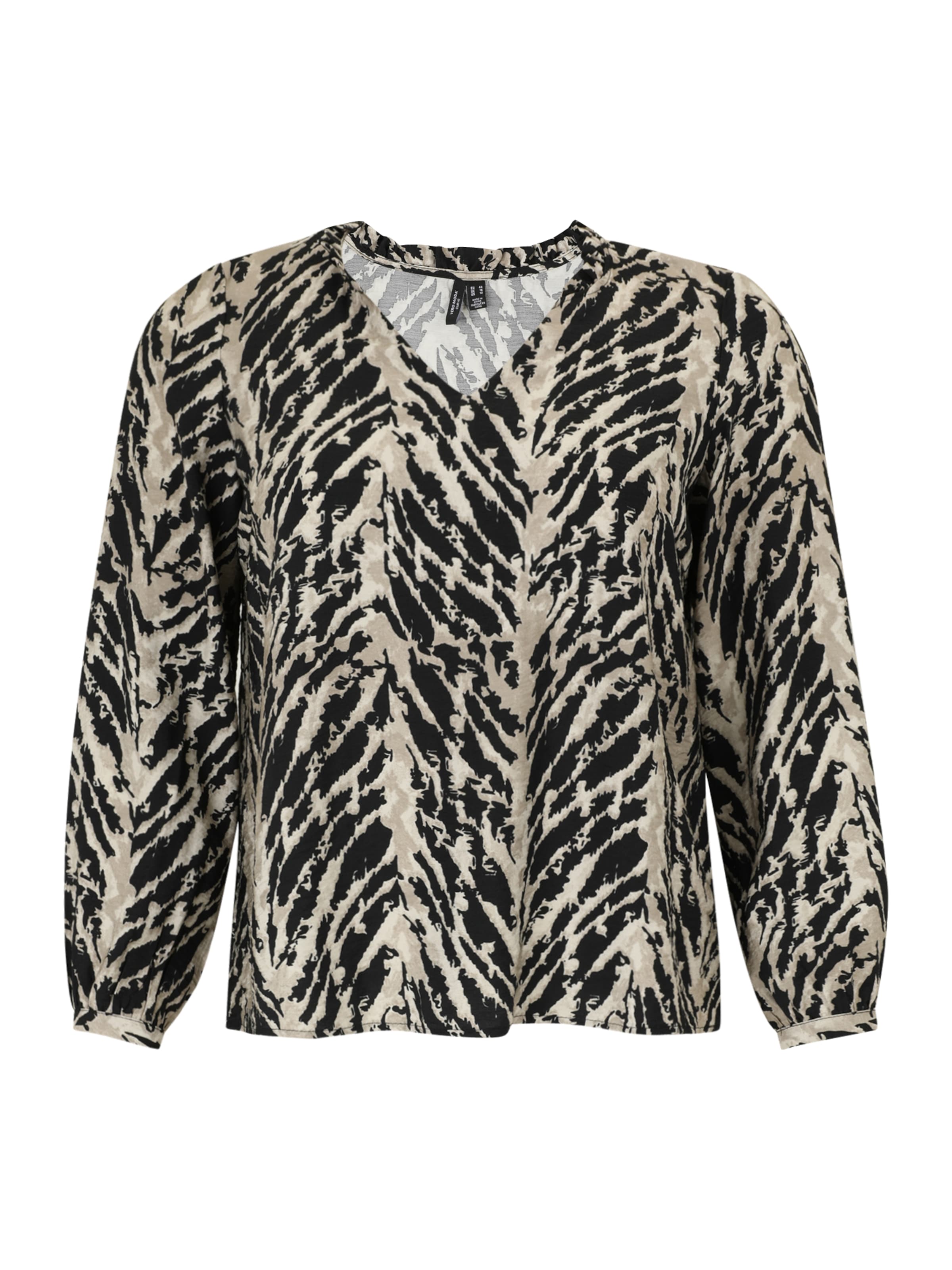 Vero Moda Curve Blouse in Zwart: voorkant