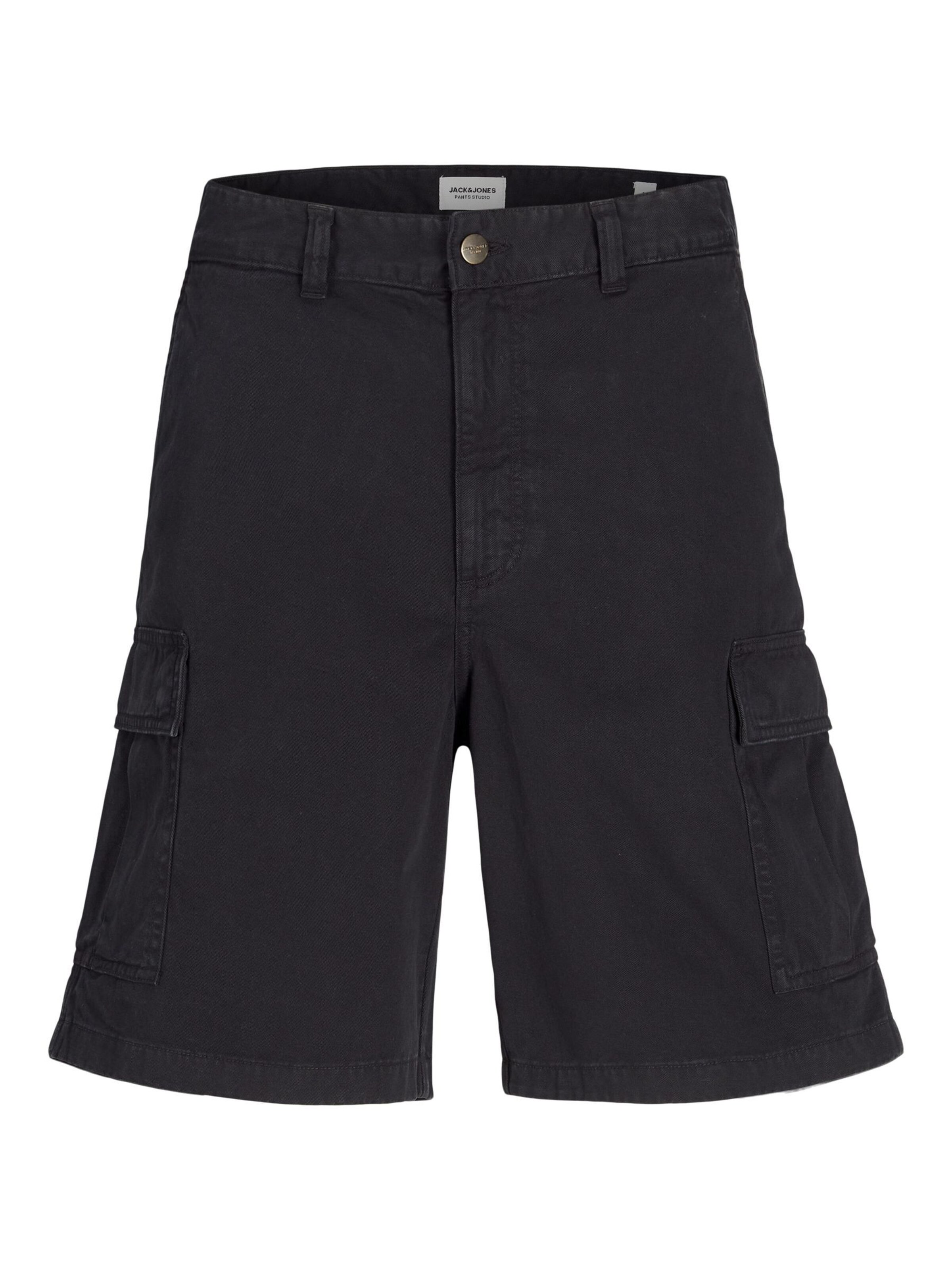 JACK & JONES Cargobukser i sort: forside