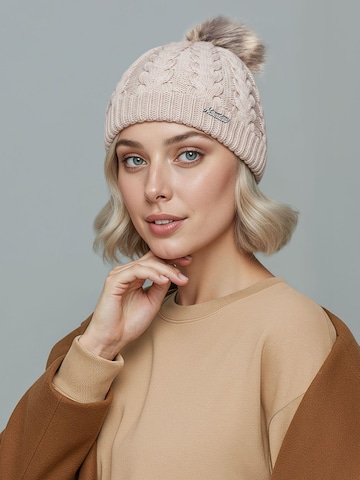 Neverless Mütze '1975' in Beige