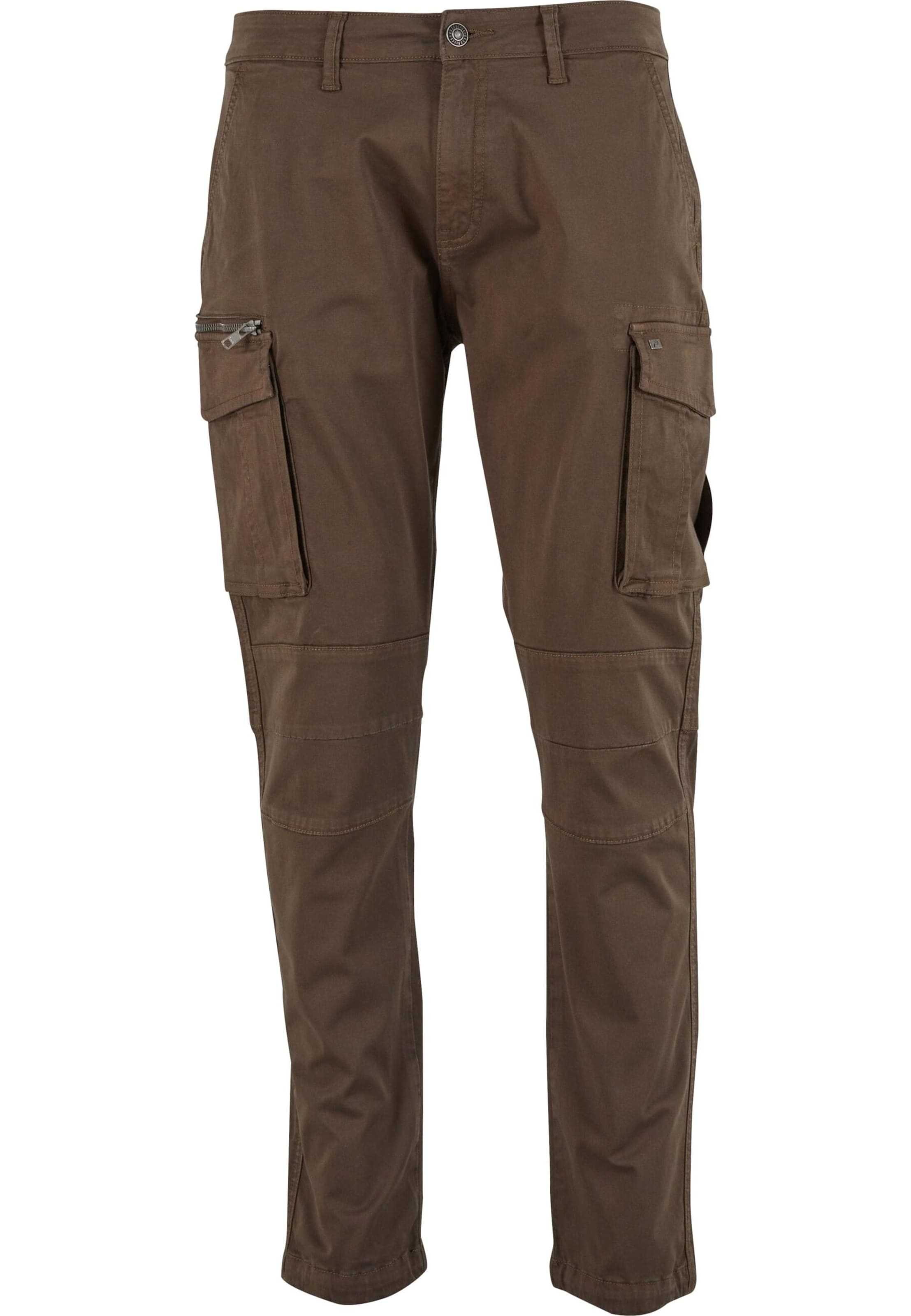 883Police Regular Cargo trousers &#x27;Newton&#x27; in Brown: front