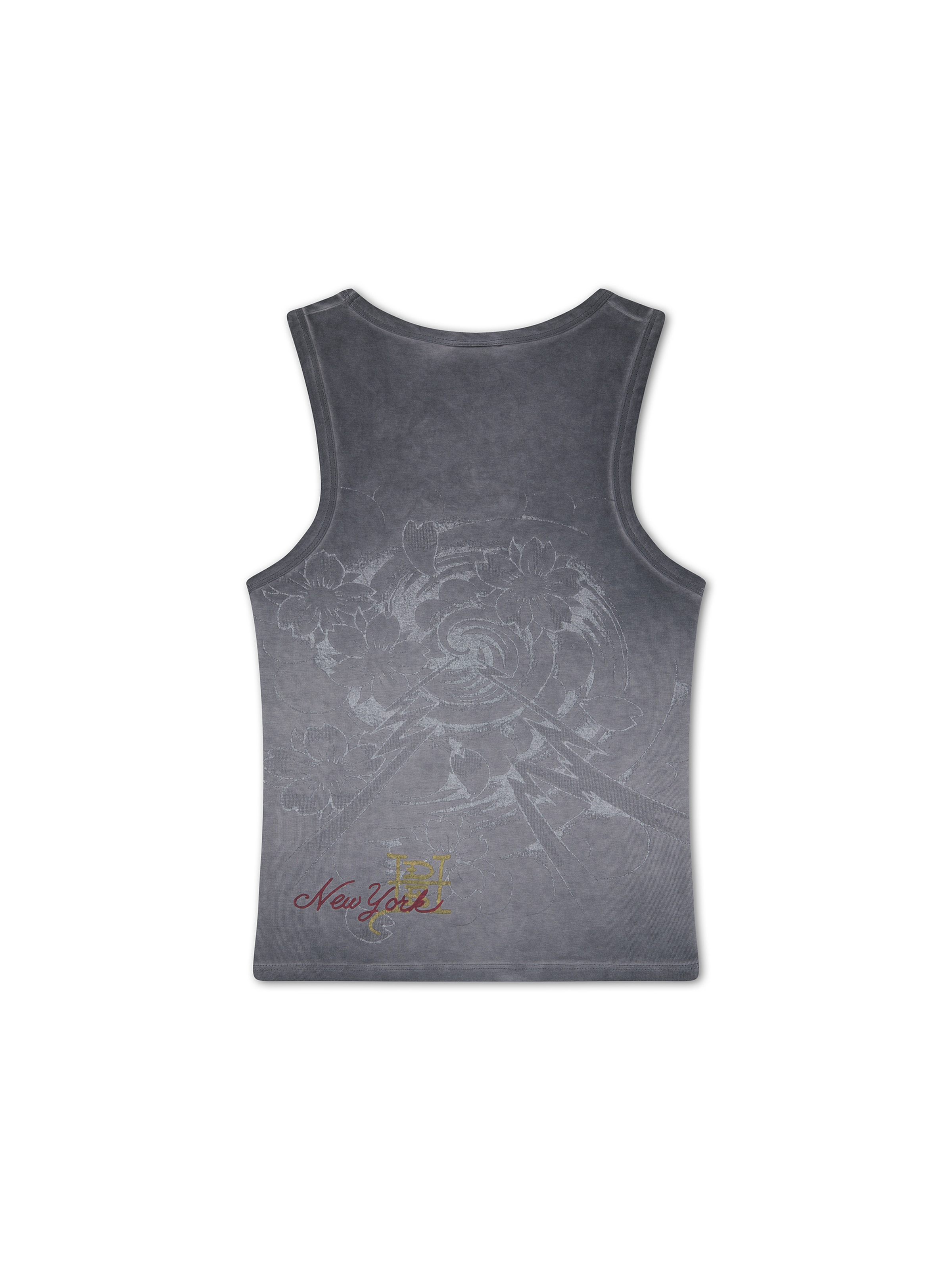 Top 'In Memory of When I Cared' di Ed Hardy in nero