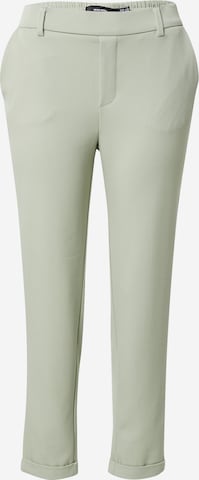 Coupe slim Pantalon 'Maya' VERO MODA en vert : devant