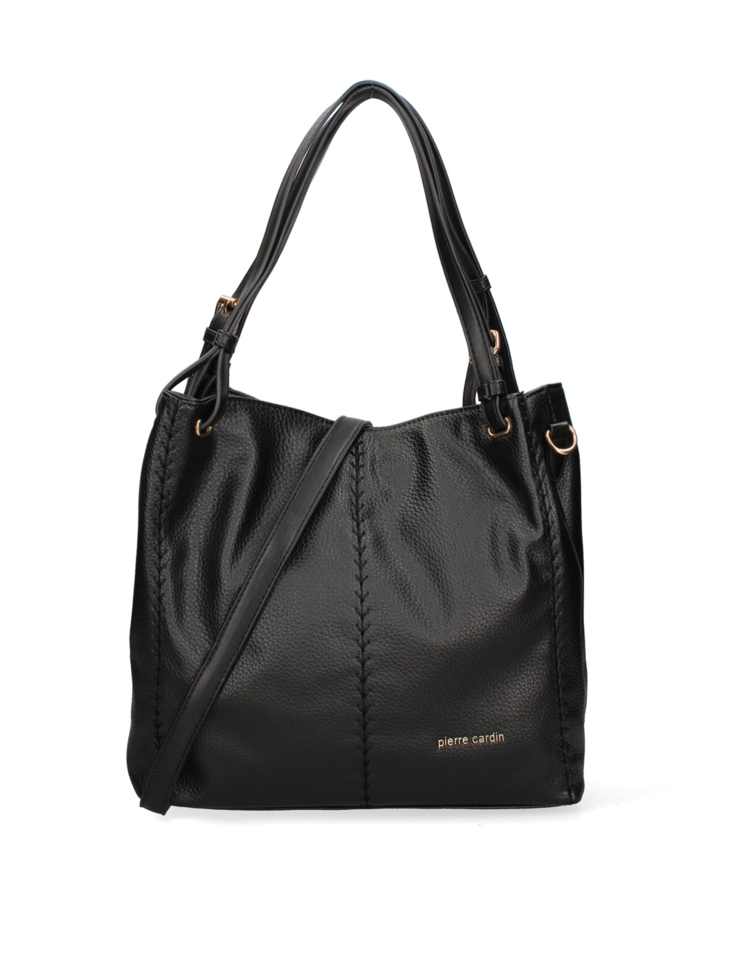 PIERRE CARDIN Schultertasche in Schwarz: Vorderseite