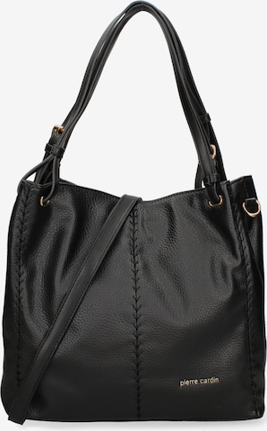 PIERRE CARDIN Schultertasche in Schwarz: Vorderseite