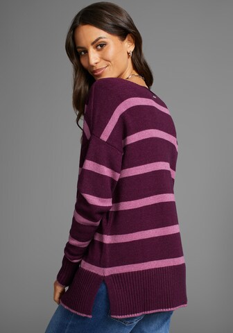 LAURA SCOTT Pullover in Lila