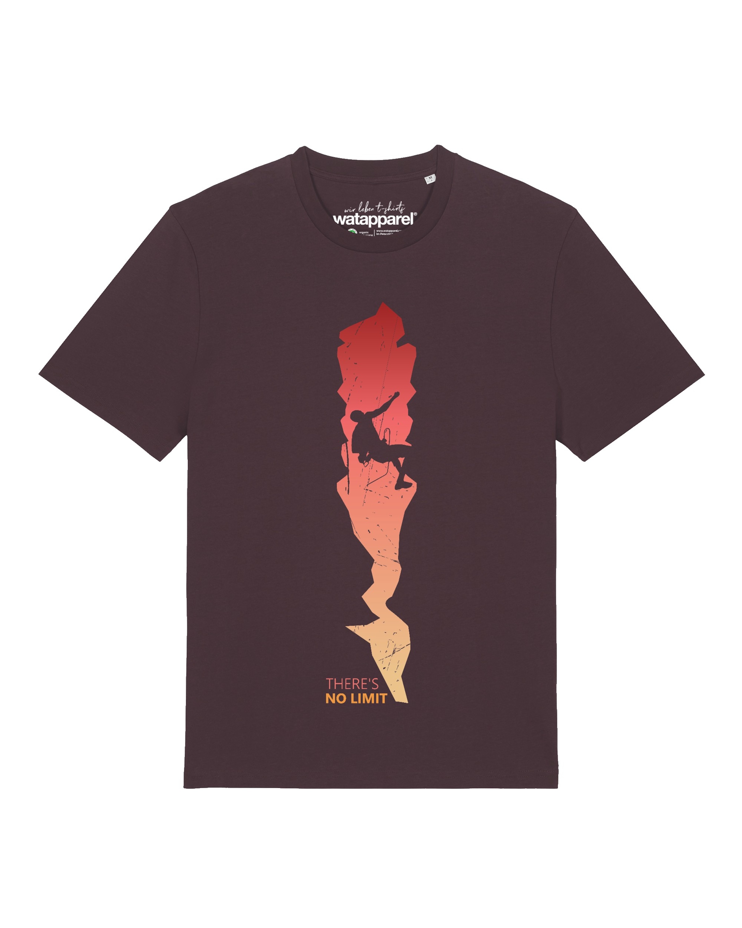 Watapparel Shirt 'There's no limit' in Red: front