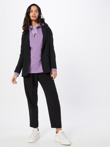 Sweat-shirt 'Esandra' BOSS Black en violet