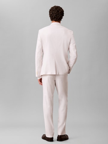 Calvin Klein Slimfit Pantalon in Wit