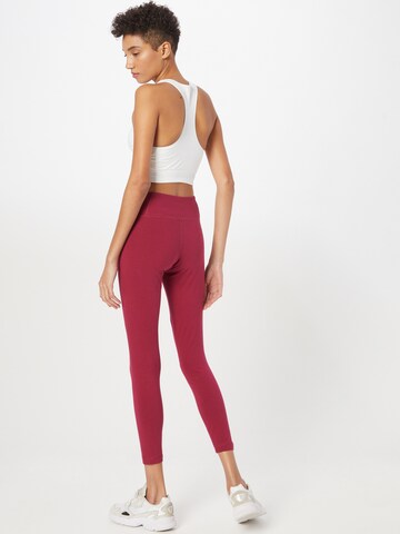 Reebok Skinny Športne hlače | roza barva