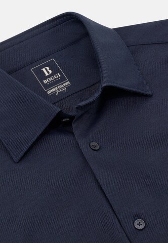 Boggi Milano Regular Fit Hemd in Blau