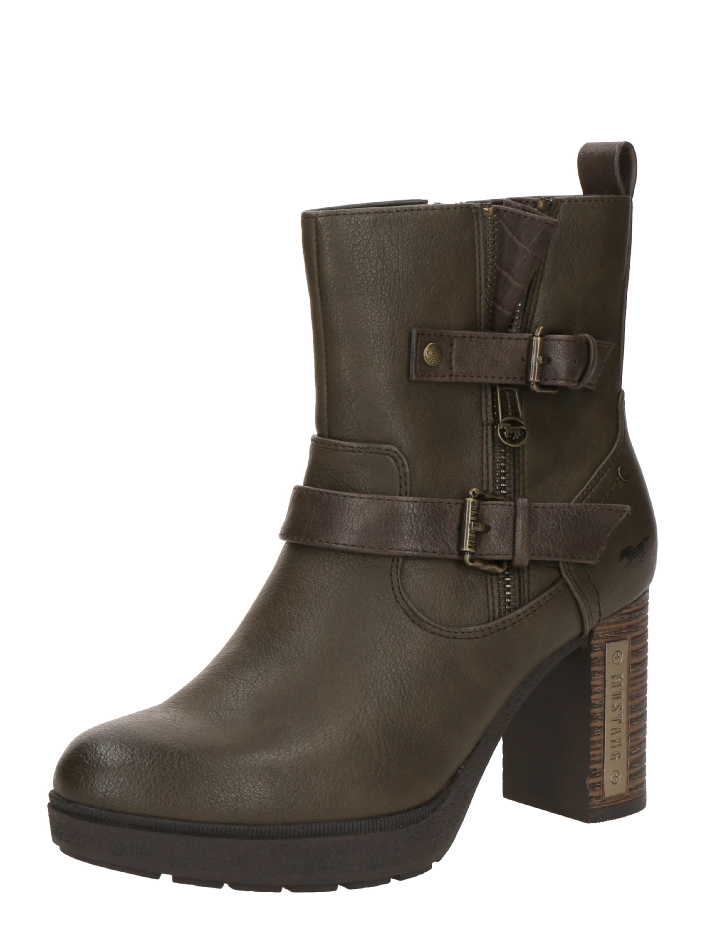 MUSTANG Stövlett 'Nana' i brun: framsida