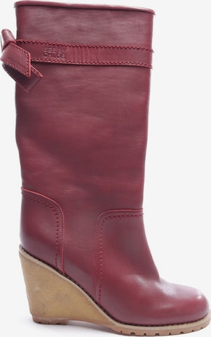 See by Chloé Dress Boots in 37 in Red: front