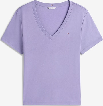 Tommy Hilfiger Curve Футболка в Лиловый: спереди