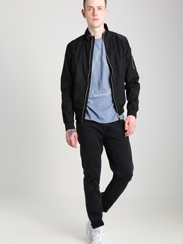 Schott NYC Демисезонная куртка 'Kenny' в Черный